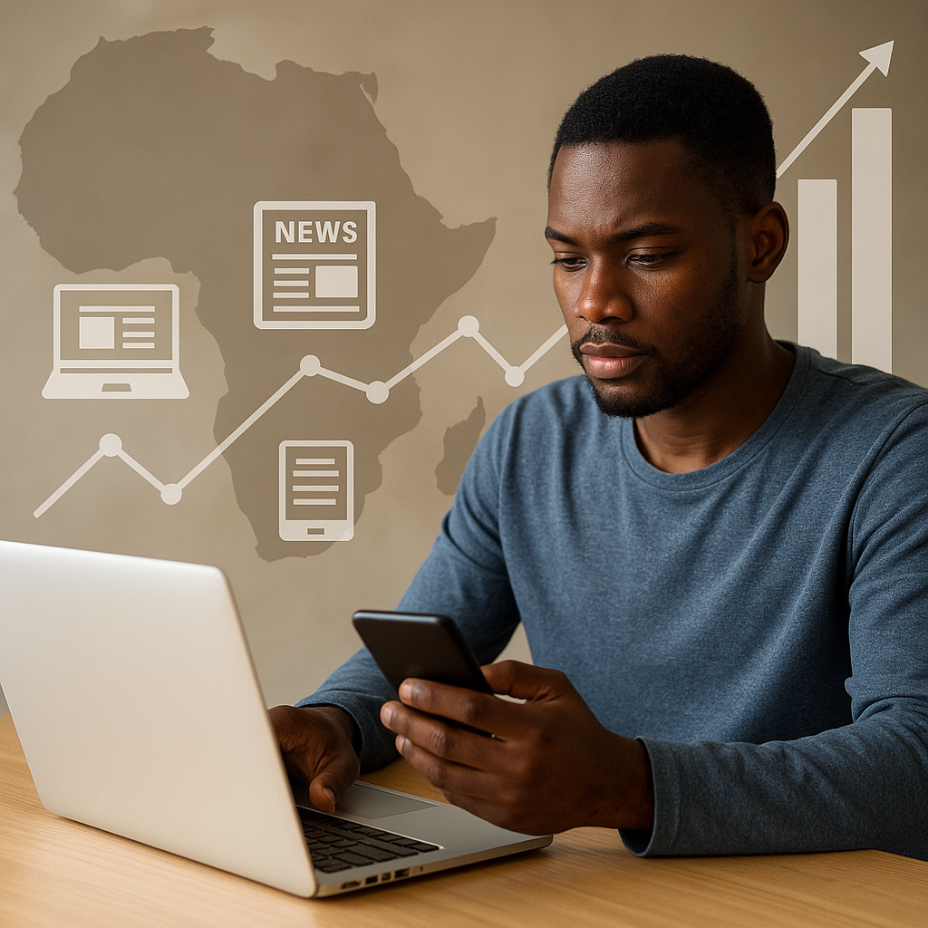 The Evolution of Online News Consumption in Africa