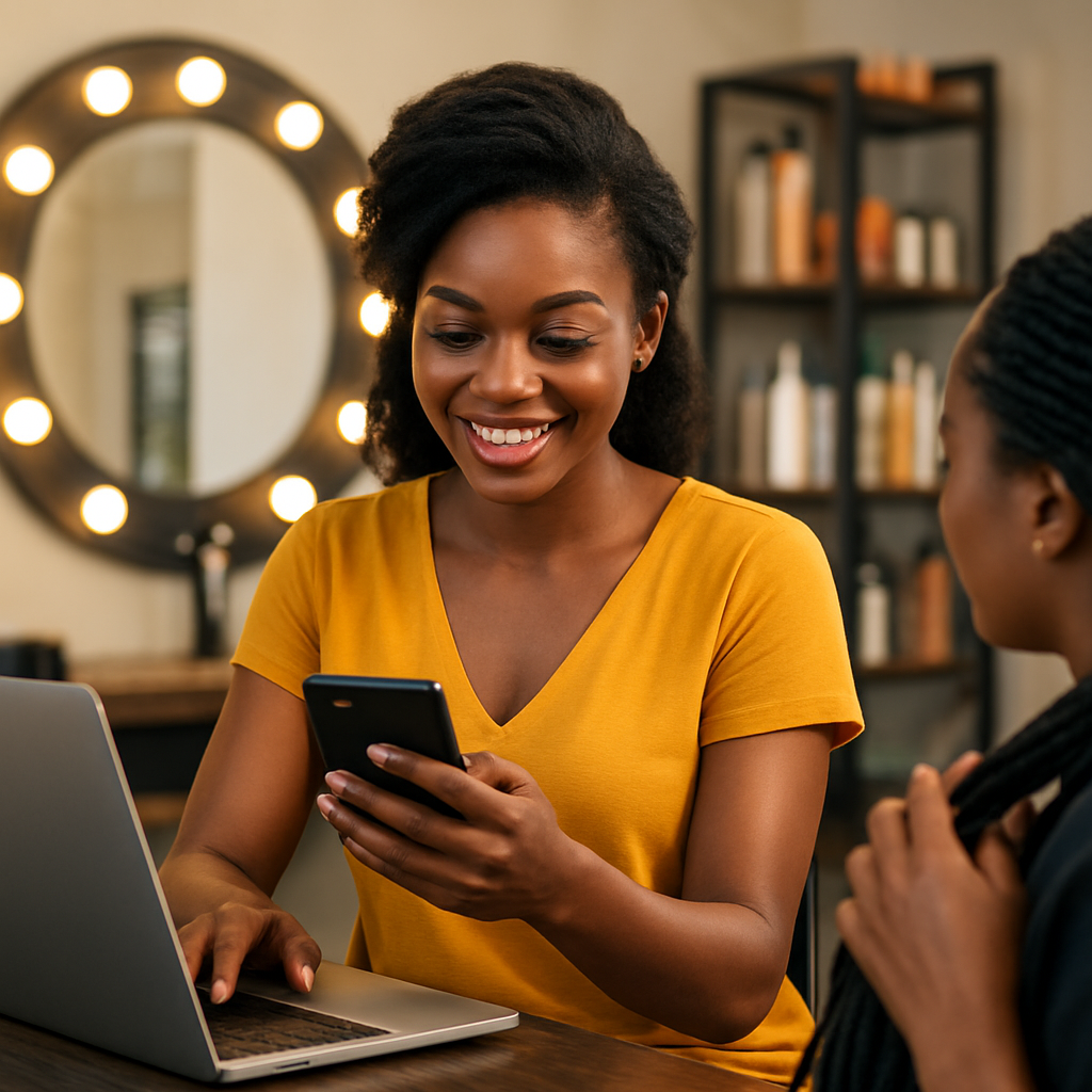How African Beauty Salons Grow Through Online Marketing